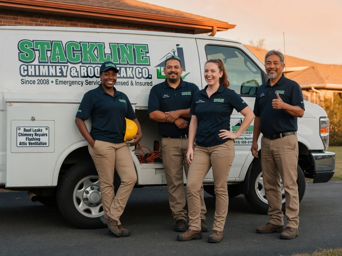 Chimney flashing repair company in Vera, OK